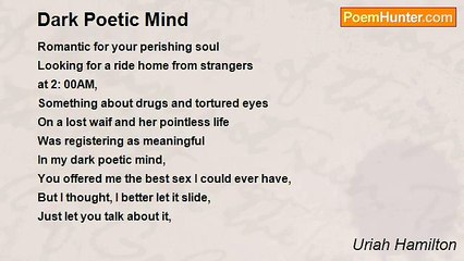 Uriah Hamilton - Dark Poetic Mind