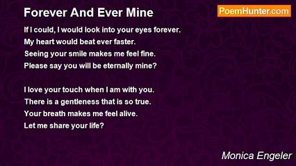 Monica Engeler - Forever And Ever Mine