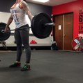 Snatch pull Unders @ 55% set 3 of 3