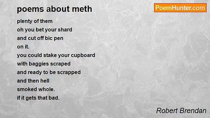 Robert Brendan - poems about meth