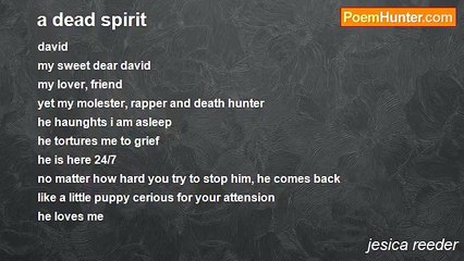 jesica reeder - a dead spirit