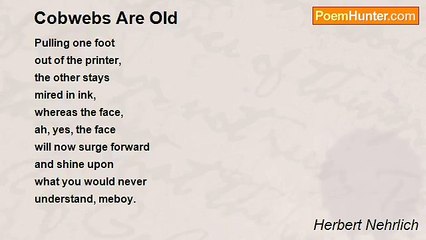 Herbert Nehrlich - Cobwebs Are Old