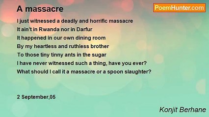 Konjit Berhane - A massacre