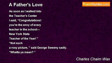 Charles Chaim Wax - A Father's Love