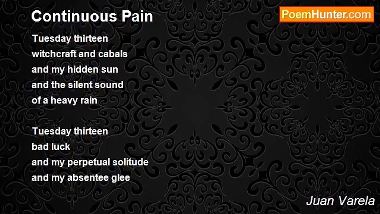 Juan Varela - Continuous Pain