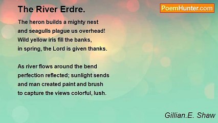 Gillian.E. Shaw - The River Erdre.