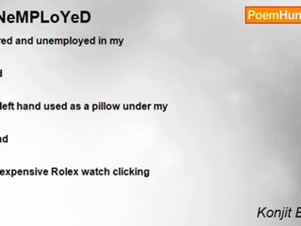 Konjit Berhane - UNeMPLoYeD