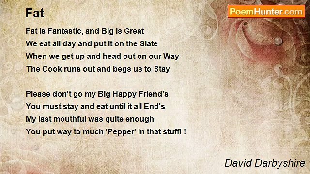 David Darbyshire - Fat