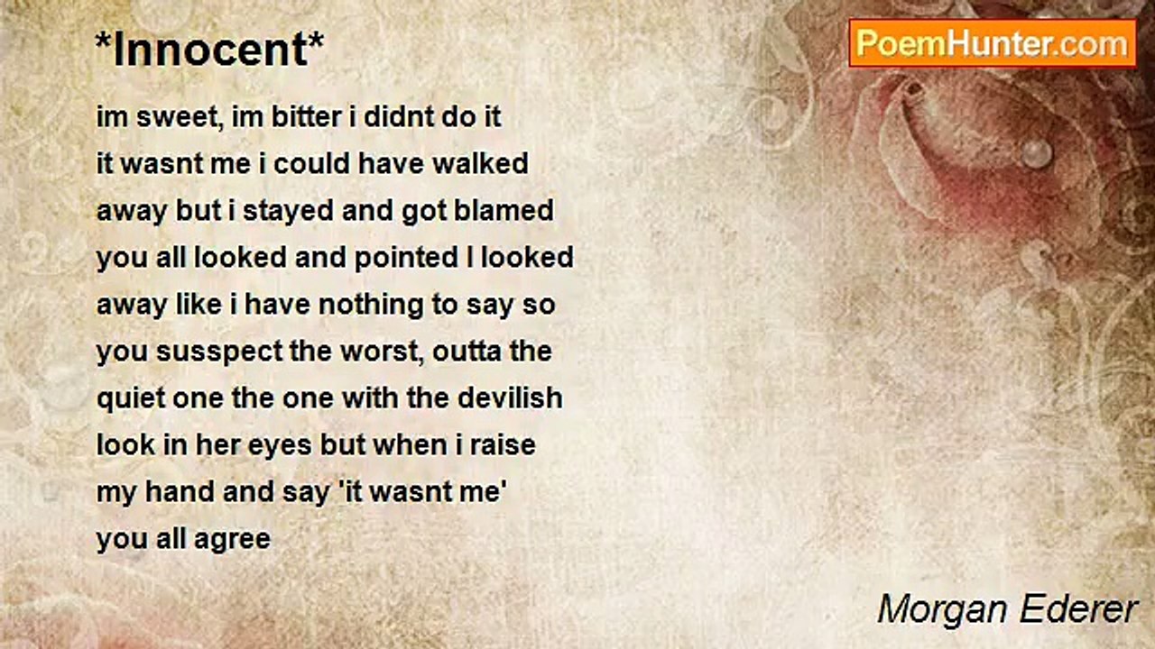 Morgan Ederer - *Innocent*
