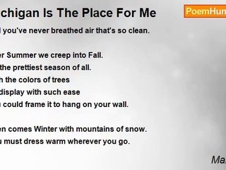 Mary Nagy - Michigan Is The Place For Me