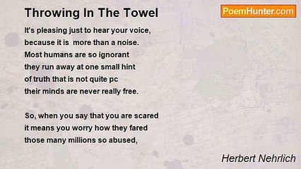 Herbert Nehrlich - Throwing In The Towel