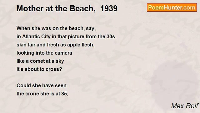 Max Reif - Mother at the Beach, 1939