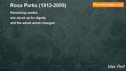 Max Reif - Rosa Parks (1913-2005)