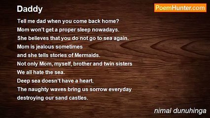 nimal dunuhinga - Daddy