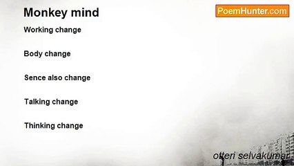 otteri selvakumar - Monkey mind