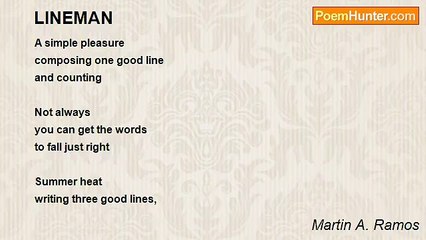 Martin A. Ramos - LINEMAN