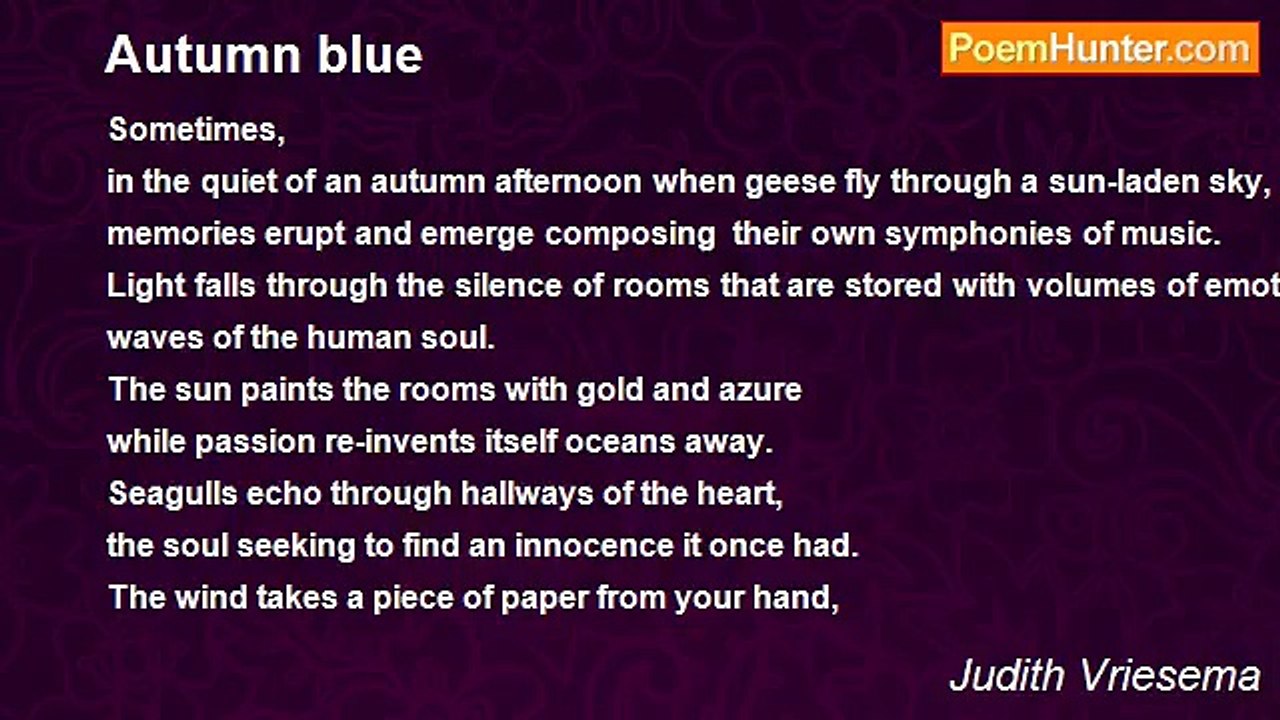 Judith Vriesema - Autumn blue