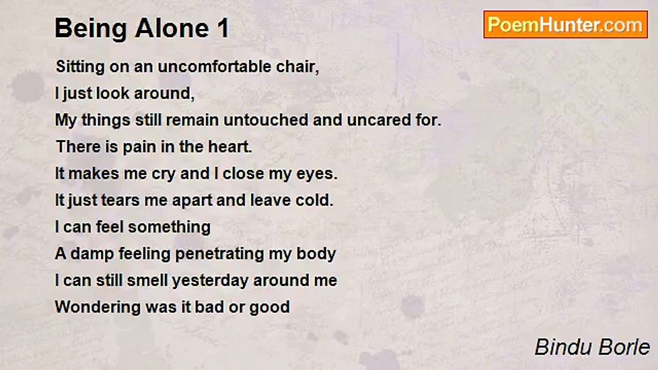Bindu Borle - Being Alone 1