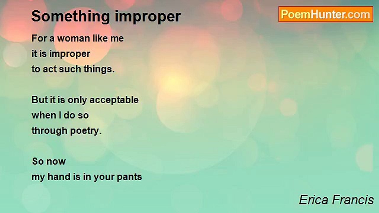Erica Francis - Something improper