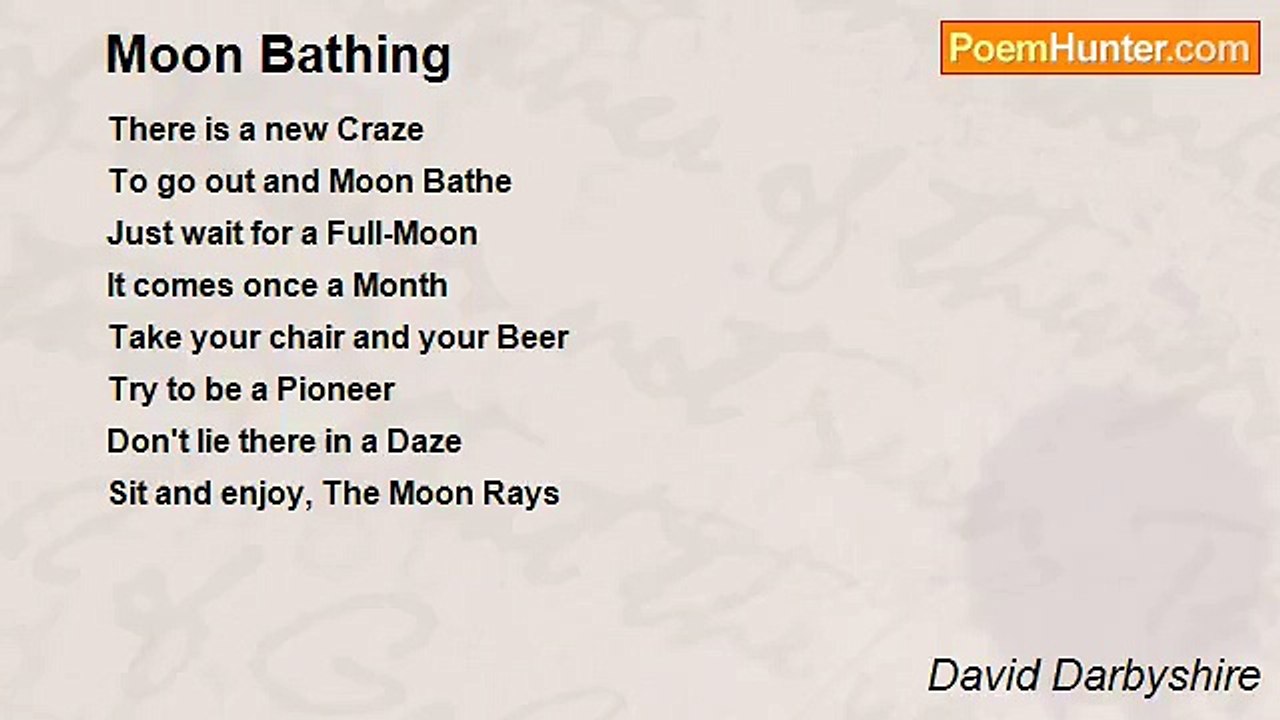 David Darbyshire - Moon Bathing