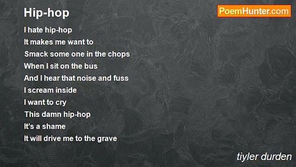 tiyler durden - Hip-hop