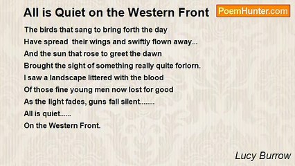 Lucy Burrow - All is Quiet on the Western Front