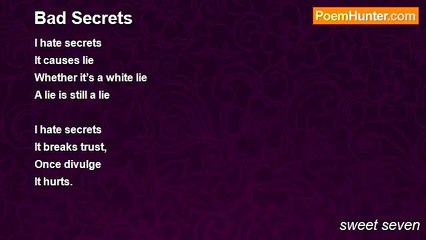 sweet seven - Bad Secrets