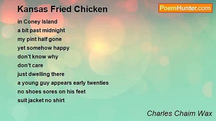 Charles Chaim Wax - Kansas Fried Chicken