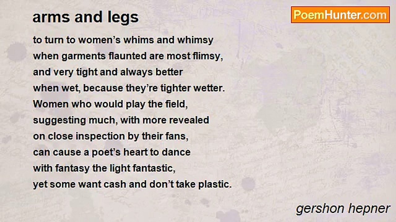 gershon hepner - arms and legs