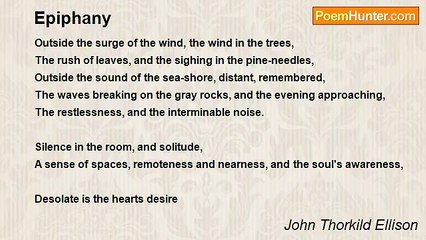 John Thorkild Ellison - Epiphany