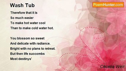 Cecelia Weir - Wash Tub