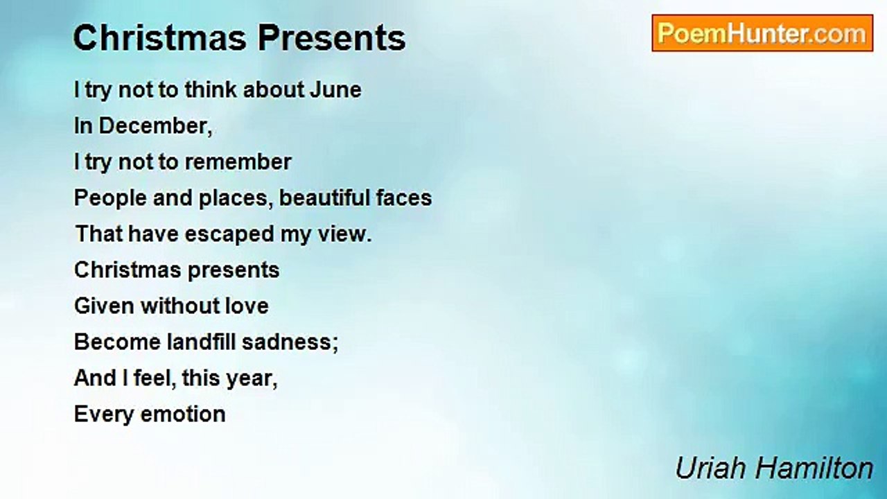 Uriah Hamilton - Christmas Presents