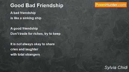 Sylvia Chidi - Good Bad Friendship