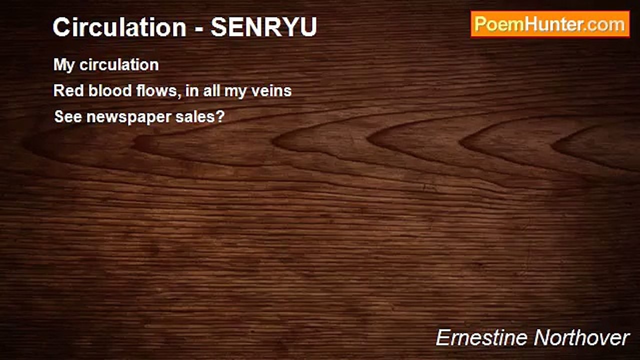 Ernestine Northover - Circulation - SENRYU