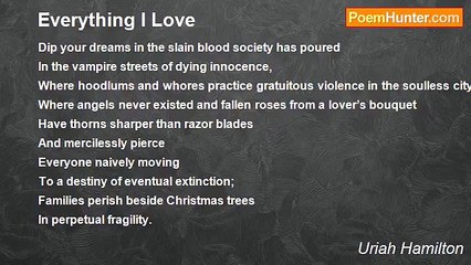 Uriah Hamilton - Everything I Love