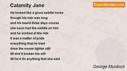 George Murdock - Calamity Jane