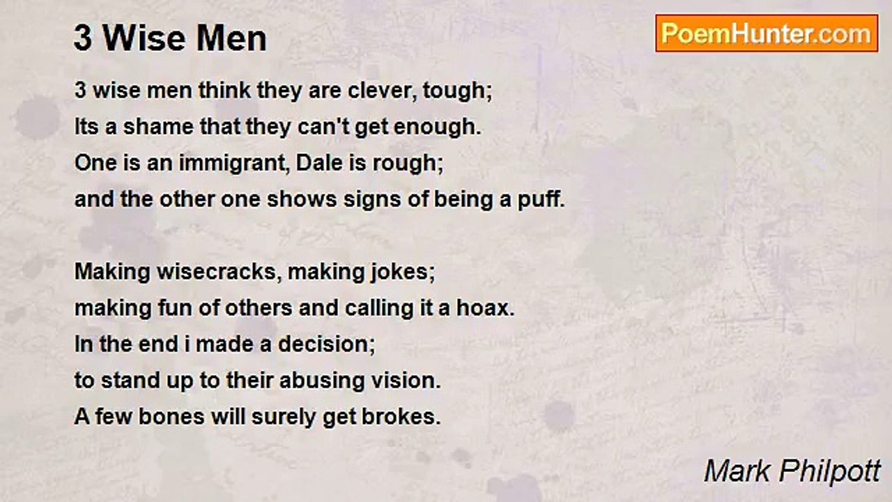 Mark Philpott - 3 Wise Men