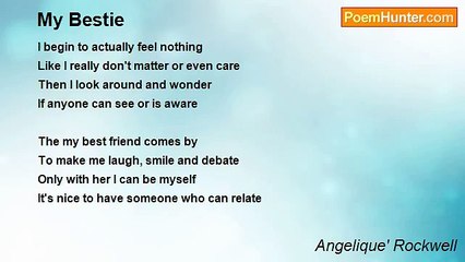 Angelique' Rockwell - My Bestie