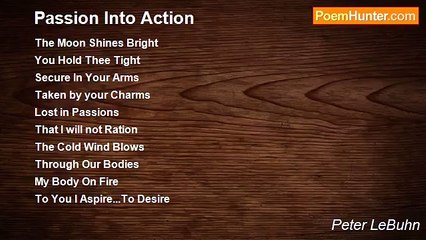 Peter LeBuhn - Passion Into Action