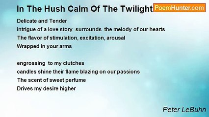 Peter LeBuhn - In The Hush Calm Of The Twilight