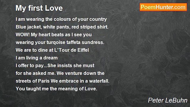 Peter LeBuhn - My first Love
