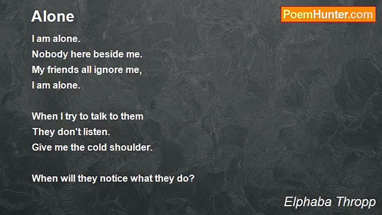 Elphaba Thropp - Alone