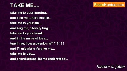 hazem al jaber - TAKE ME....