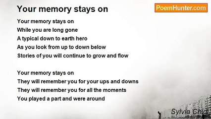 Sylvia Chidi - Your memory stays on
