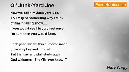 Mary Nagy - Ol' Junk-Yard Joe