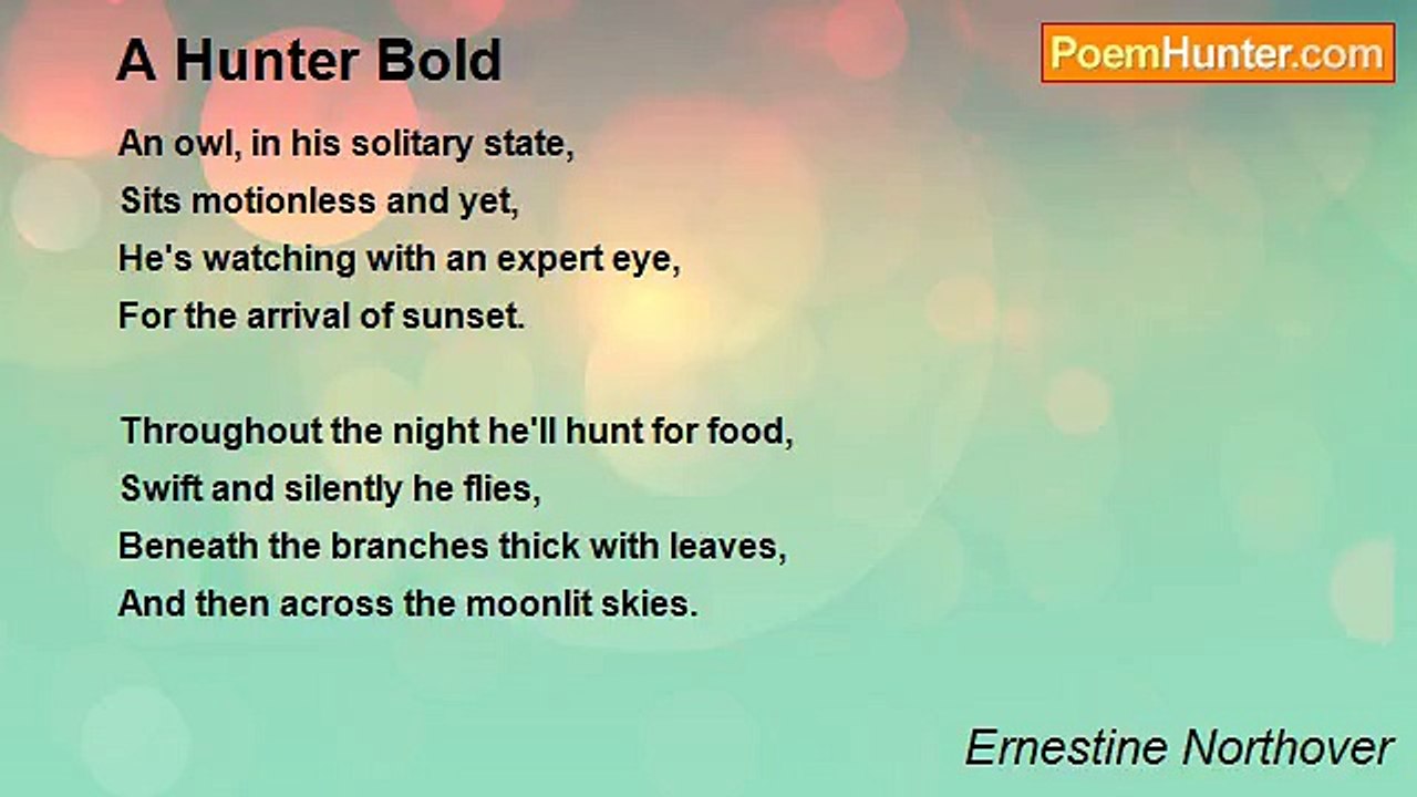 Ernestine Northover - A Hunter Bold