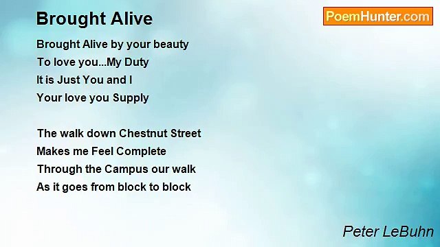 Peter LeBuhn - Brought Alive
