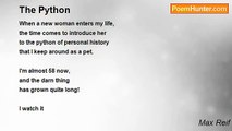 Max Reif - The Python
