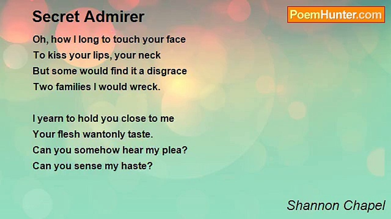 Shannon Chapel - Secret Admirer