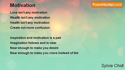 Sylvia Chidi - Motivation